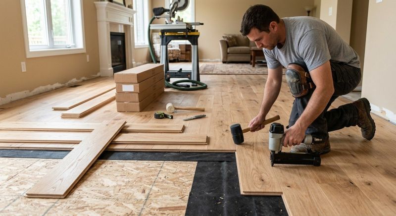 Hardwood Floor Installation in Bulverde, TX