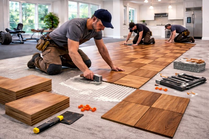 Hardwood Floor Installation in Helotes, TX