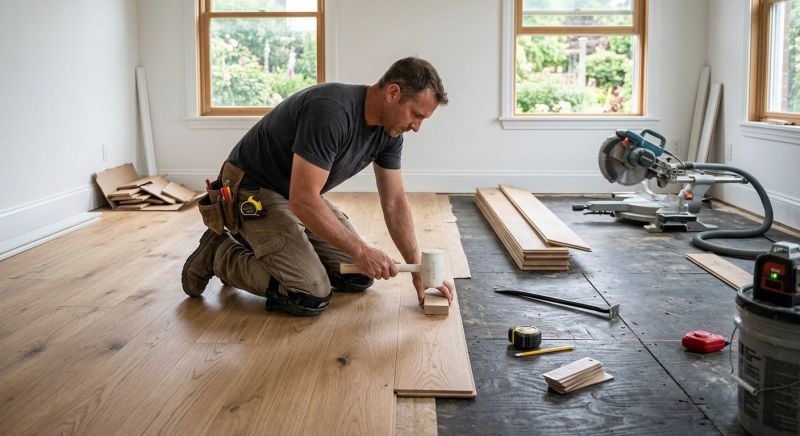 Hardwood Floor Installation in Helotes, TX