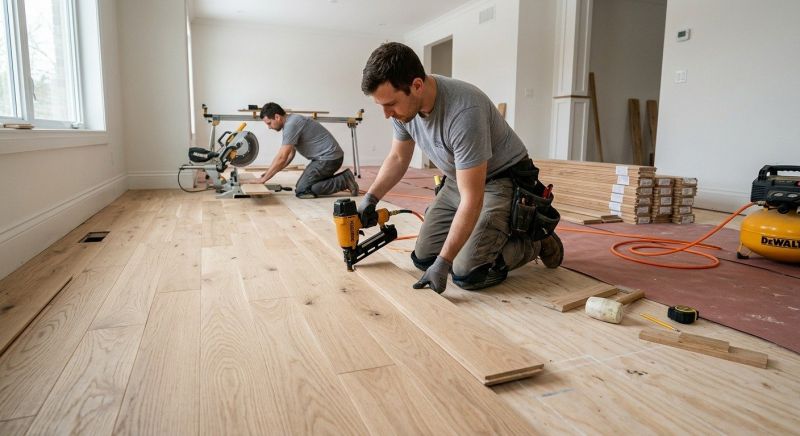 Hardwood Floor Installation in Schertz, TX