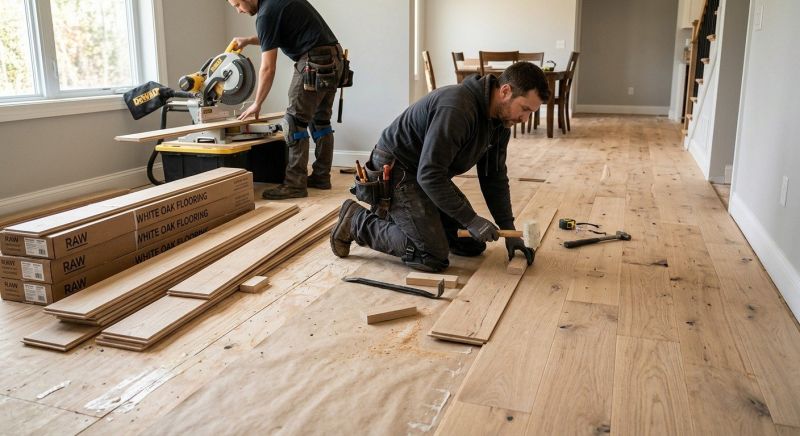 Hardwood Floor Installation in Schertz, TX