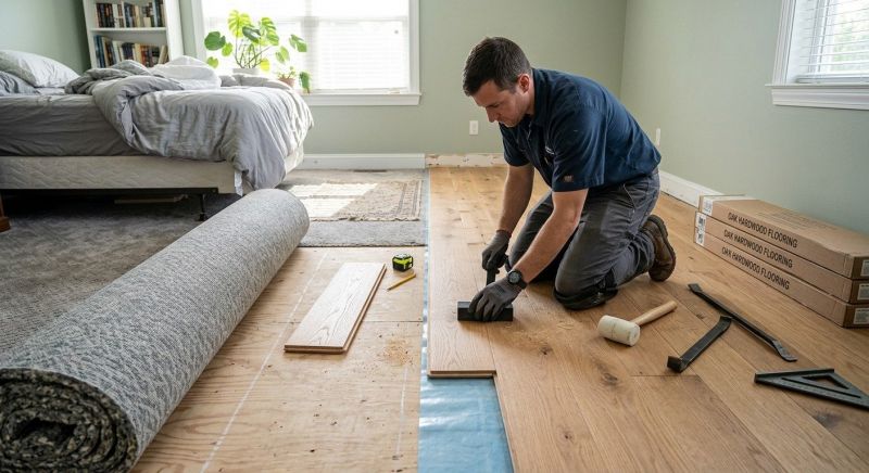 Hardwood Replacement in Somerset, TX
