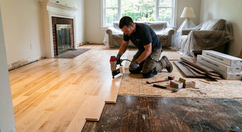 Maple Flooring Installation in Bexar County, TX