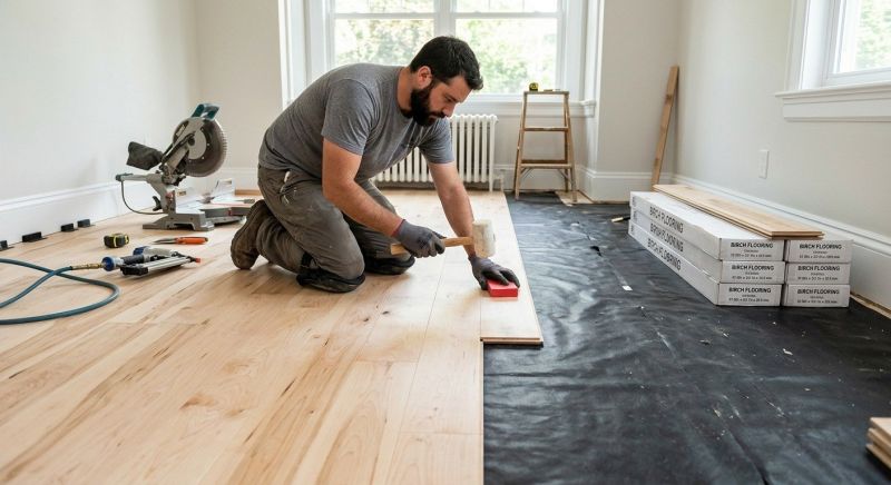 Maple Flooring Installation in Boerne, TX