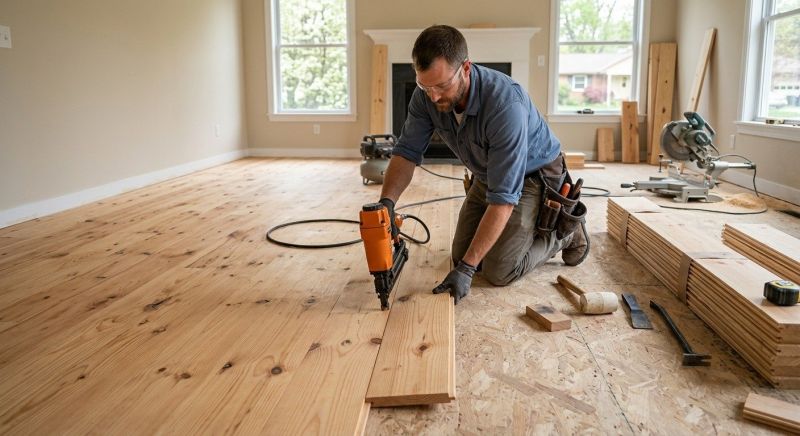 Maple Flooring Installation in Castroville, TX