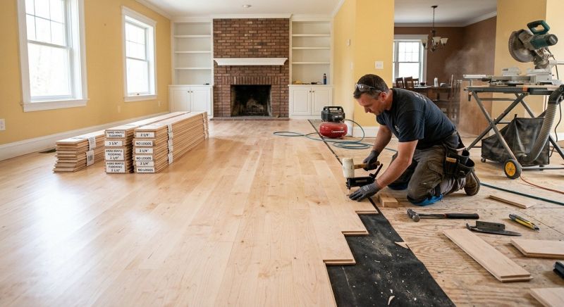 Maple Flooring Installation in Helotes, TX