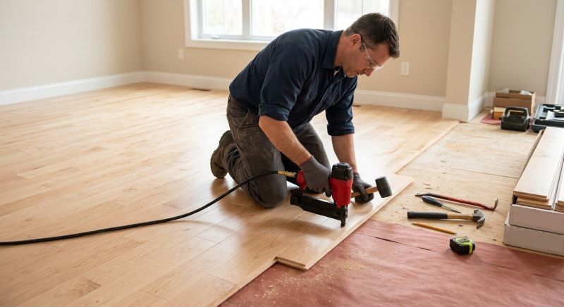 Maple Flooring Installation in Universal City, TX