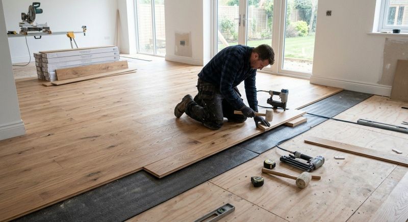 Oak Floor Installation in Helotes, TX