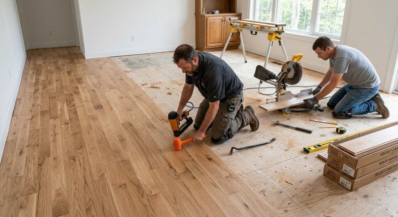 Oak Floor Installation in Lytle, TX