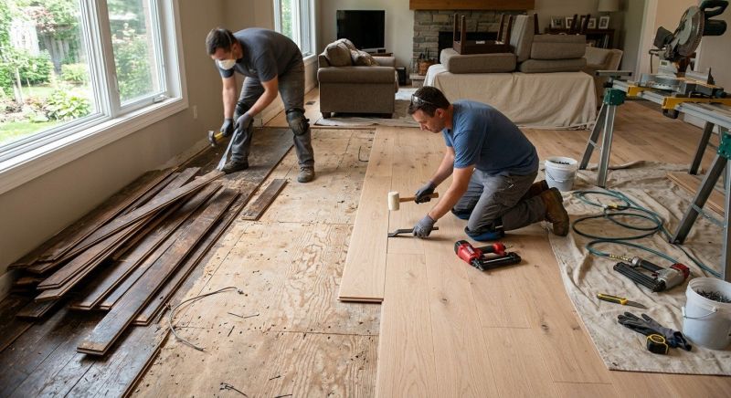 Wood Floor Replacement in Bulverde, TX