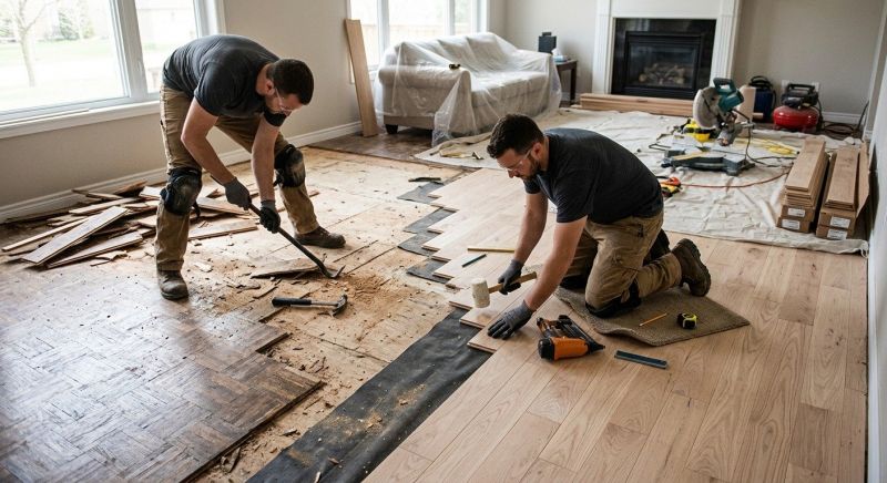 Wood Floor Replacement in Castroville, TX