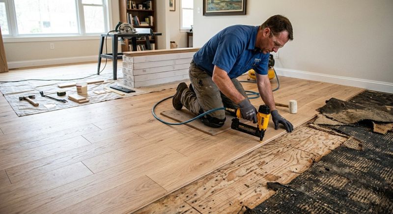 Wood Floor Replacement in Lytle, TX