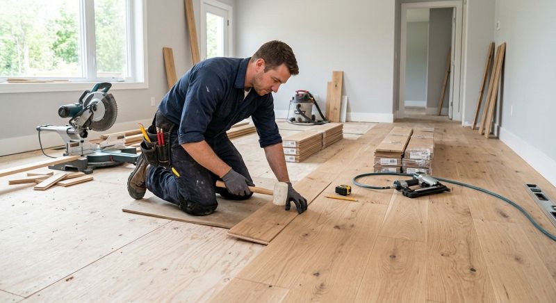 Wood Floor Replacement in Von Ormy, TX