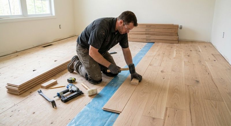 Wood Floor Replacement in Von Ormy, TX