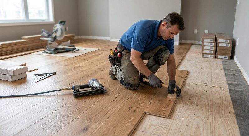 Wood Flooring Installation in Somerset, TX